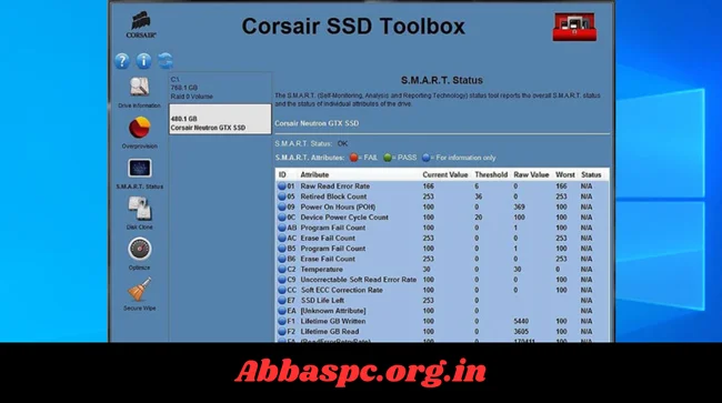 Corsair SSD Toolbox